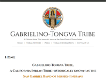 Tablet Screenshot of gabrielinotribe.org